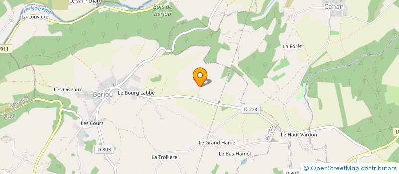localisation de l'entreprise ETA DES MOTTES à ATHIS-VAL DE ROUVRE