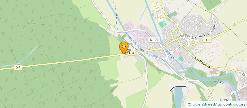 localisation de l'entreprise ETA DES NOYERS à WASSY