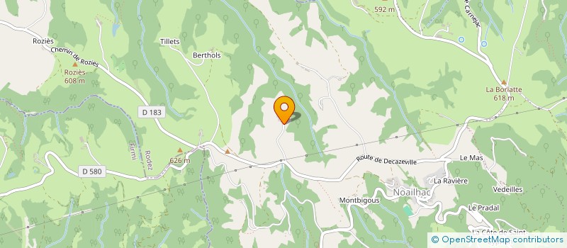 localisation de l'entreprise ETA DES PELERINS  CONQUES-EN-ROUERGUE