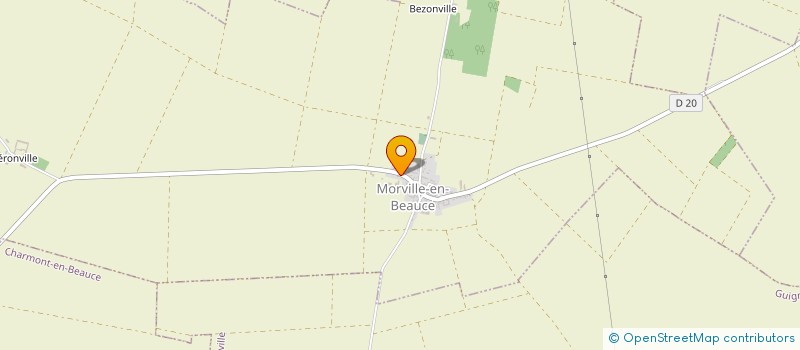 localisation de l'entreprise ETA DES ROBINIERS à MORVILLE-EN-BEAUCE