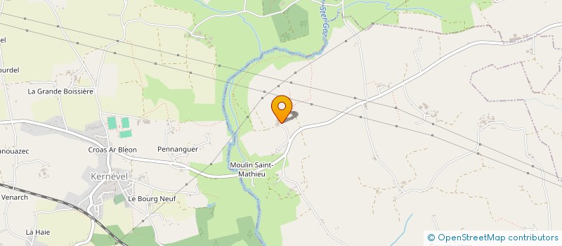 localisation de l'entreprise ETA DOUAR OUEST  BANNALEC