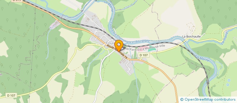 localisation de l'entreprise ETA DRIEUX à FOULAIN