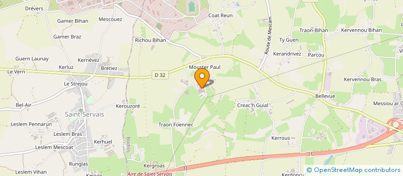 localisation de l'entreprise ETA DU MOUSTER à BODILIS