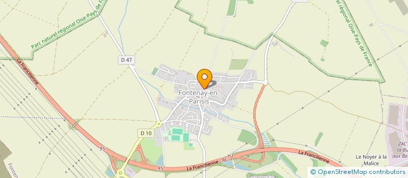localisation de l'entreprise ETA DU PARISIS  FONTENAY-EN-PARISIS