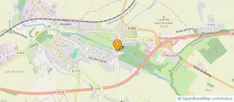 localisation de l'entreprise ETA DU SAUSSERON  MAULETTE