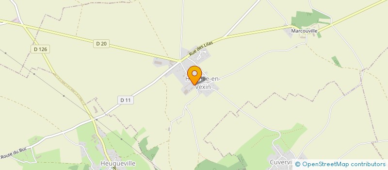 localisation de l'entreprise ETA DU VANICOL à HOUVILLE-EN-VEXIN
