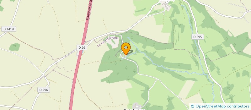 localisation de l'entreprise ETA DU VESVEREY à LE VAL D ESNOMS