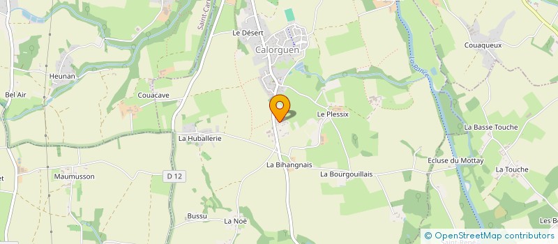 localisation de l'entreprise ETA FEUDE à CALORGUEN