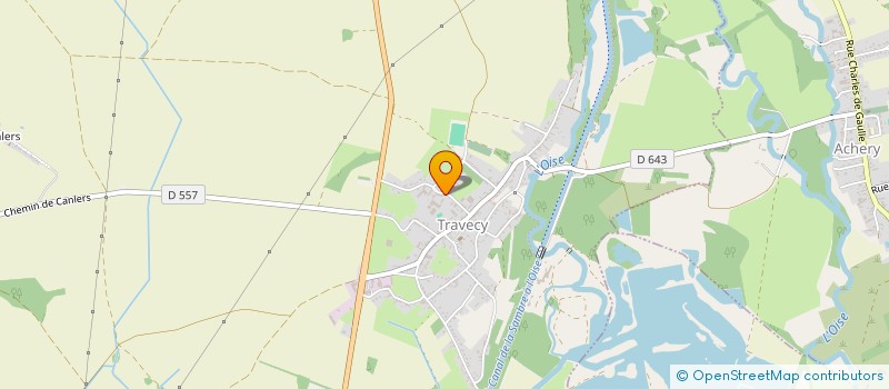 localisation de l'entreprise ETA FLAMANDE à TRAVECY