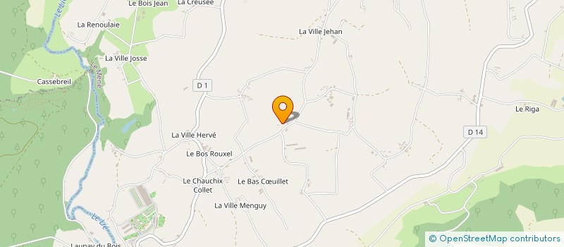 localisation de l'entreprise ETA FOLLIARD à LE MENE