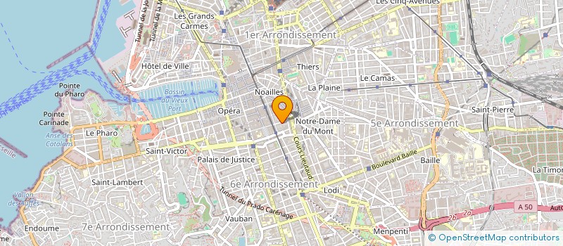 localisation de l'entreprise ETA GESTION PRIVEE à MARSEILLE 6