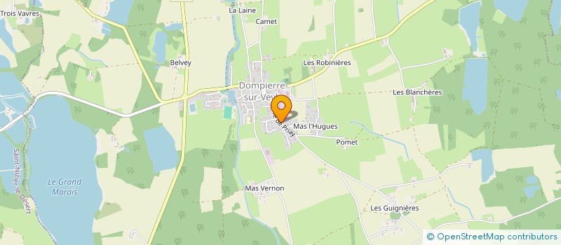 localisation de l'entreprise ETA GIRARD EMMANUEL à DOMPIERRE-SUR-VEYLE