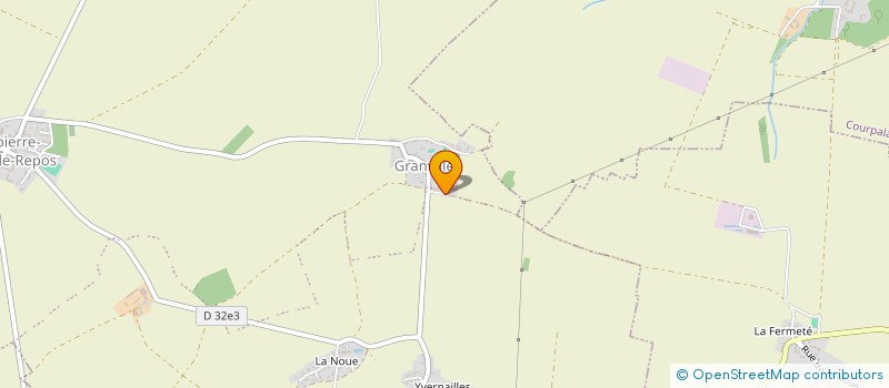 localisation de l'entreprise ETA GRANDORME à AUBEPIERRE-OZOUER-LE-REPOS