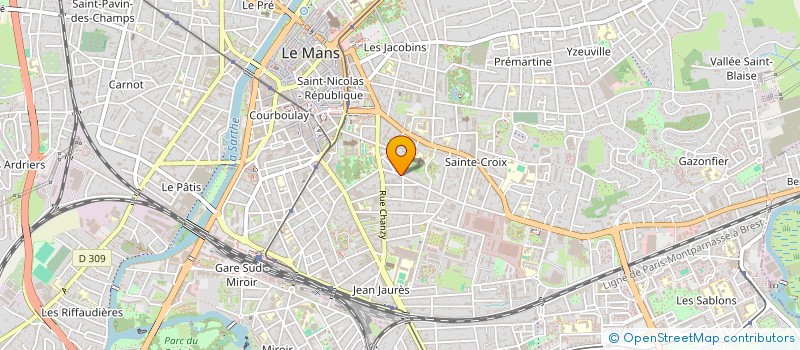 localisation de l'entreprise ETA INGENIERIE à LE MANS