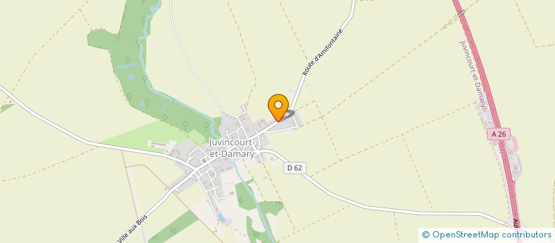 localisation de l'entreprise ETA JUVINCOURT à JUVINCOURT-ET-DAMARY