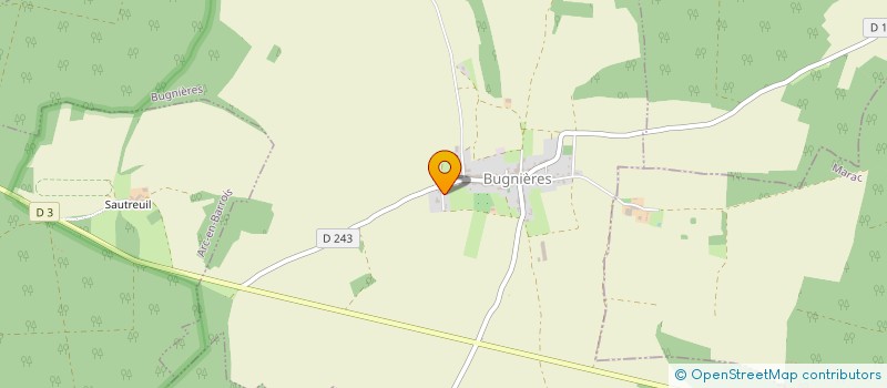 localisation de l'entreprise ETA LA CLE DES CHAMPS à BUGNIERES