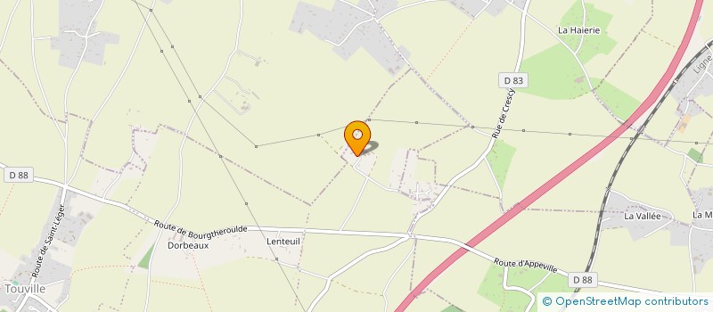 localisation de l'entreprise ETA LAMY  THENOUVILLE