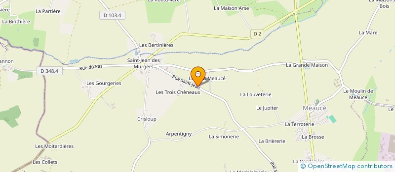 localisation de l'entreprise ETA LANGEOIRE à MEAUCE