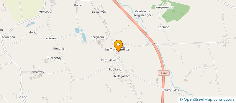 localisation de l'entreprise ETA LE CLEZIO à EVELLYS