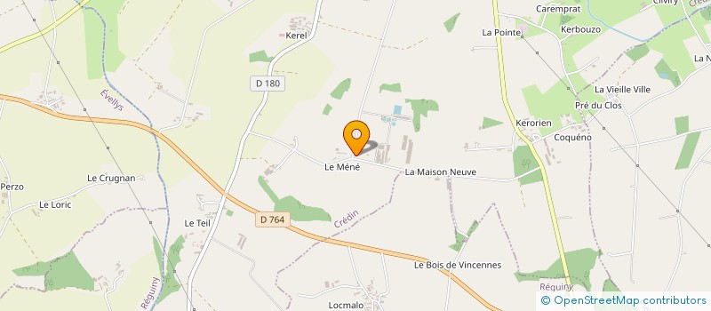 localisation de l'entreprise ETA LG à CREDIN