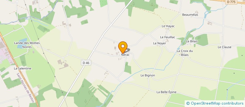 localisation de l'entreprise ETA LOUET & FILS à AVESSAC