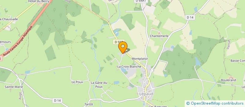 localisation de l'entreprise ETA LOUIS GREGORY à LEPAUD