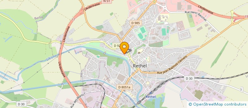 localisation de l'entreprise ETA LUCAGRI  BARBY