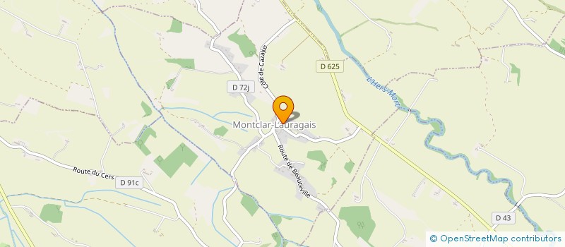 localisation de l'entreprise ETA MARQUIE ET FILS  MONTGAILLARD-LAURAGAIS