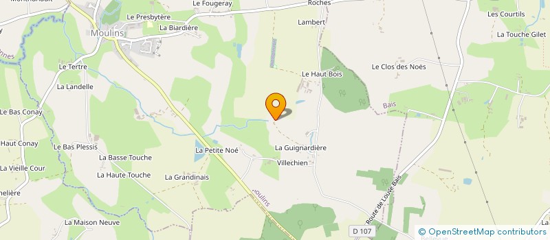 localisation de l'entreprise ETA MATHIEU  MOULINS