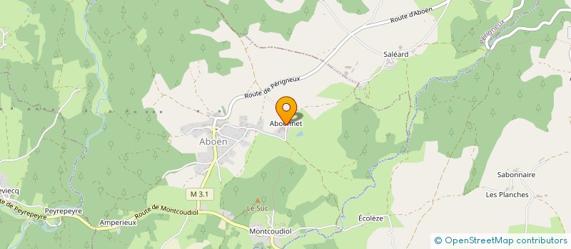 localisation de l'entreprise ETA MONTCEL  ABOEN