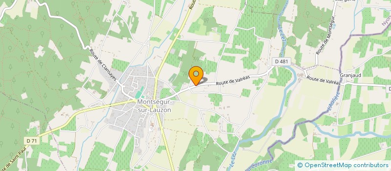 localisation de l'entreprise ETA MURA à MONTSEGUR-SUR-LAUZON