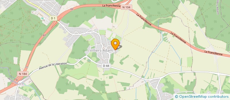 localisation de l'entreprise ETA NOEL à VILLIERS-ADAM