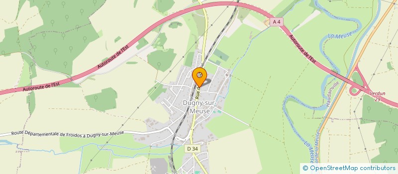 localisation de l'entreprise ETA OBERT à DUGNY-SUR-MEUSE