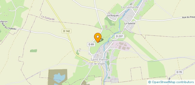 localisation de l'entreprise ETA OUVRY F & D  SAINT-PIERRE-LE-VIGER