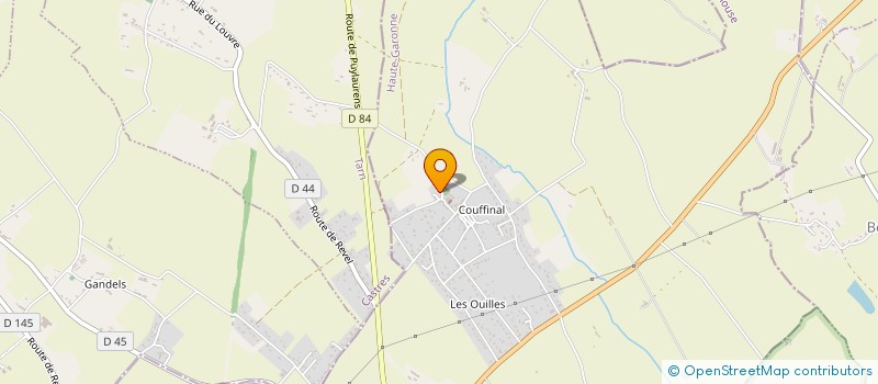 localisation de l'entreprise ETA P.A.M.S  REVEL