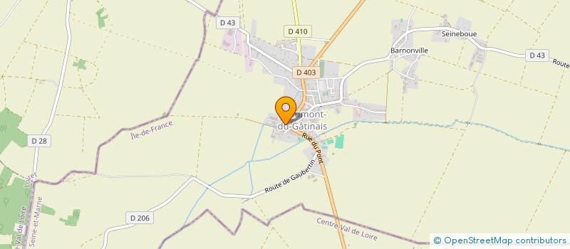 localisation de l'entreprise ETA POMMIER à BEAUMONT-DU-GATINAIS