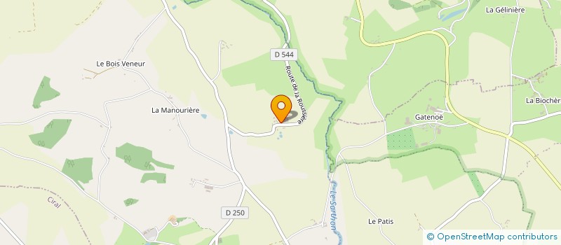 localisation de l'entreprise ETA POTTIER à SAINT-ELLIER-LES-BOIS