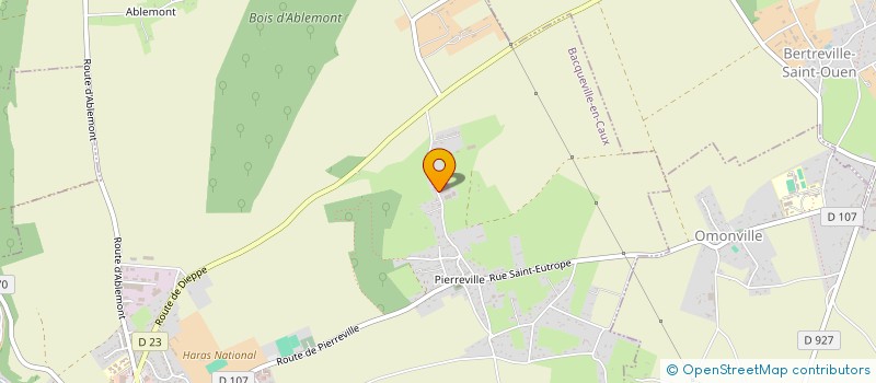 localisation de l'entreprise ETA PREVOST AGRI SERVICES  BACQUEVILLE-EN-CAUX