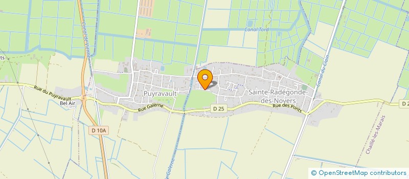 localisation de l'entreprise ETA PRIOUZEAU  VOUILLE-LES-MARAIS