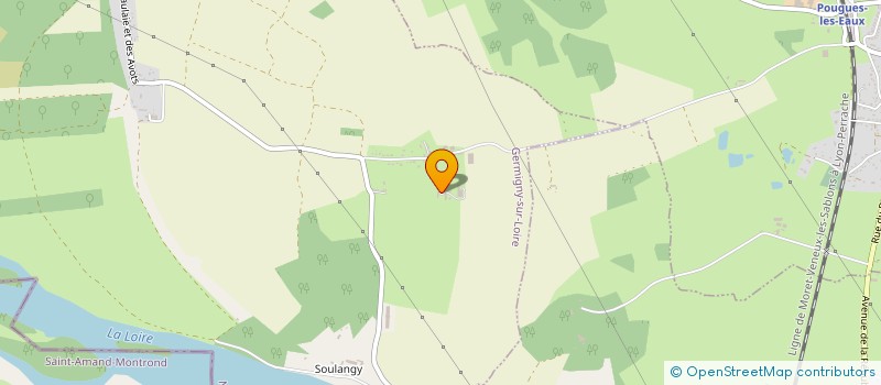 localisation de l'entreprise ETA RAMEAU  GERMIGNY-SUR-LOIRE