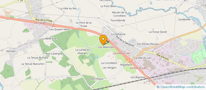 localisation de l'entreprise ETA RAULT à LAMBALLE-ARMOR