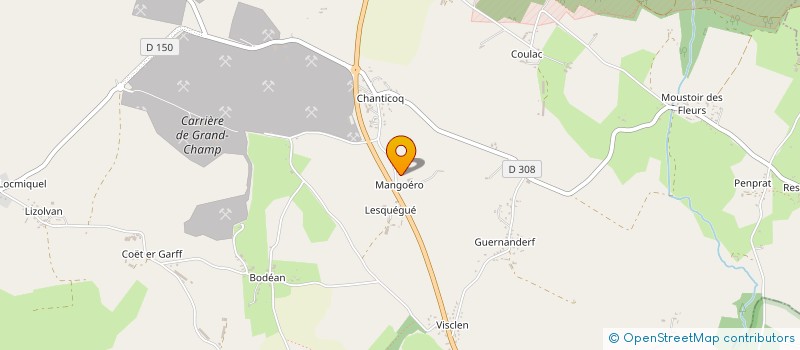 localisation de l'entreprise ETA RIBOUCHON  GRAND-CHAMP