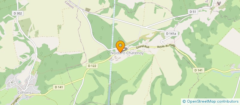 localisation de l'entreprise ETA THIERY à NOIDANT-CHATENOY
