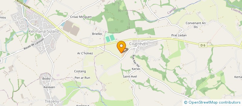 localisation de l'entreprise ETA THOMAS LOIC  COATREVEN