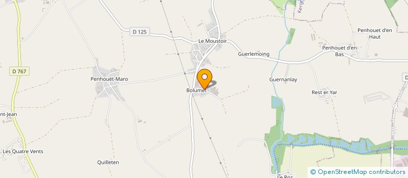 localisation de l'entreprise ETA TREVADYM à NEULLIAC