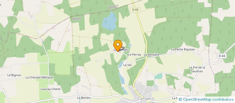 localisation de l'entreprise ETA WESTER FRERES  VAL D'ANAST