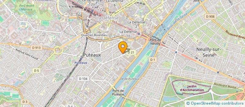 localisation de l'entreprise ETAB CAIMI ET FILS MECANIQUE à PUTEAUX