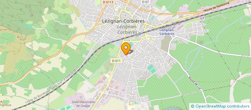 localisation de l'entreprise ETAB GASTON CHABBERT ET FILS à LEZIGNAN-CORBIERES