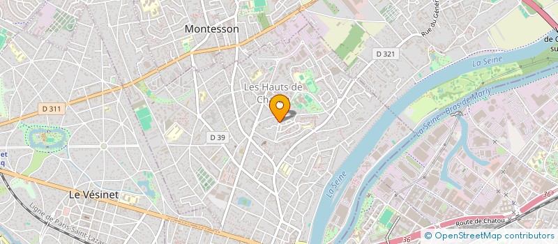 localisation de l'entreprise ETAB MAINTENANCE SERVICE LEJEUNE à CHATOU