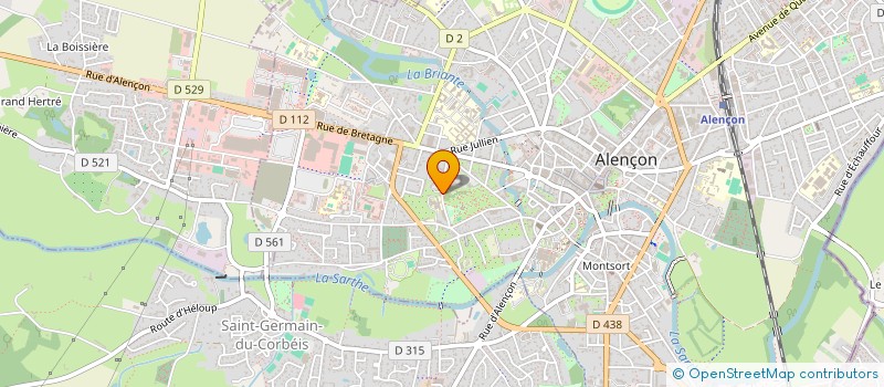 localisation de l'entreprise ETAB PARTIC ST JOSEPH DE CLUNY à ALENCON